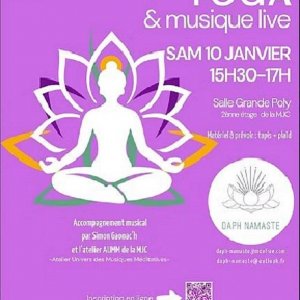 Yoga & Musique Live à la MJC d’Évreux