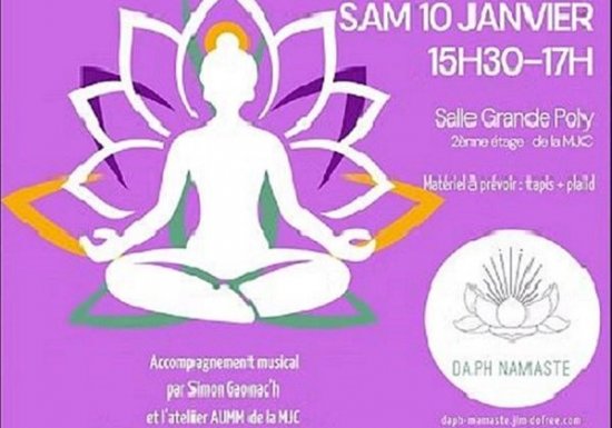 Yoga & Musique Live à la MJC d’Évreux